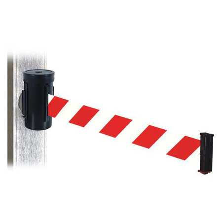 Belt Barrier,blk,red/white Belt,10 Ft. L