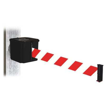 Belt Barrier,blk,red/white Belt,15 Ft. L