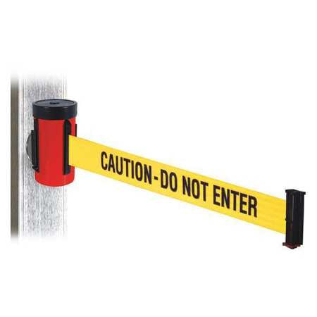 Belt Barrier,red,magnet,ylw/blk Txt Belt