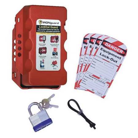 Equipment Lockout System,plastic,red (1