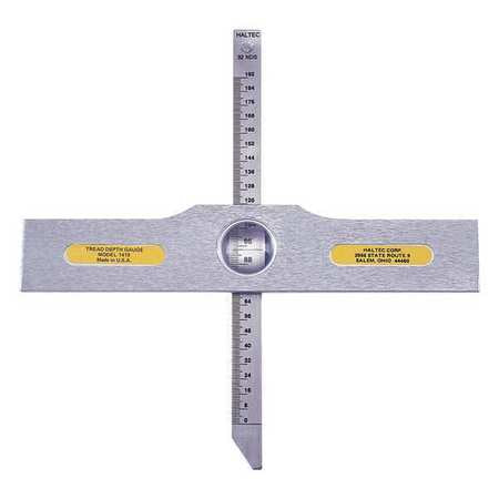 Tread Depth Gauge,aluminum,7 In. L (1 Un