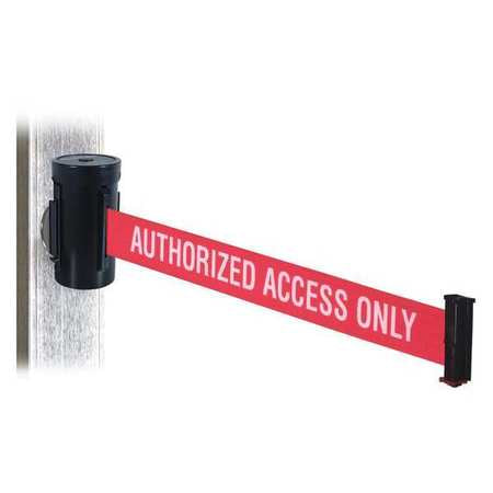 Belt Barrier,black,red/white Text Belt (