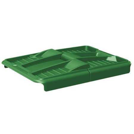 Cube Truck Lid,green,30"wx53"lx6"h,hdpe