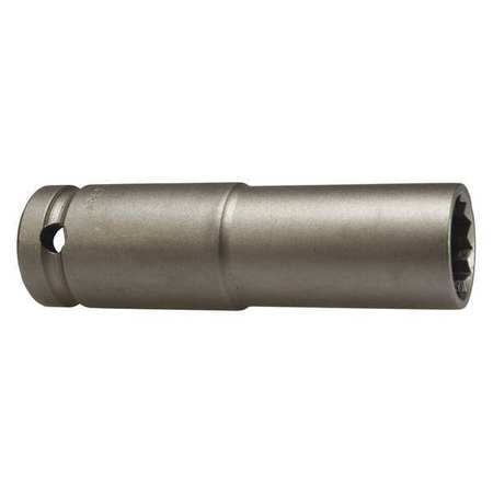 Impact Socket,extra Deep,1/2" Dr.,3/8" (