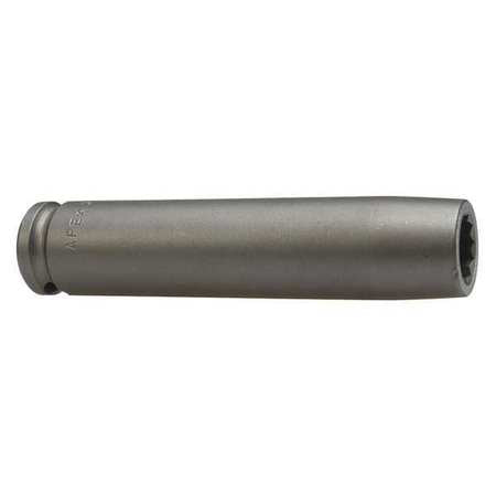 Impact Socket,deep,3/8" Dr.,1/4" (1 Unit