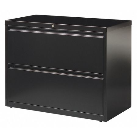 Lateral File Cabinet,black,28 In.h,steel