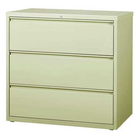 Lateral File Cabinet,putty,40-1/4 In. H