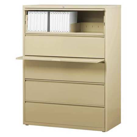 Lateral File Cabinet,putty,67-5/8 In. H