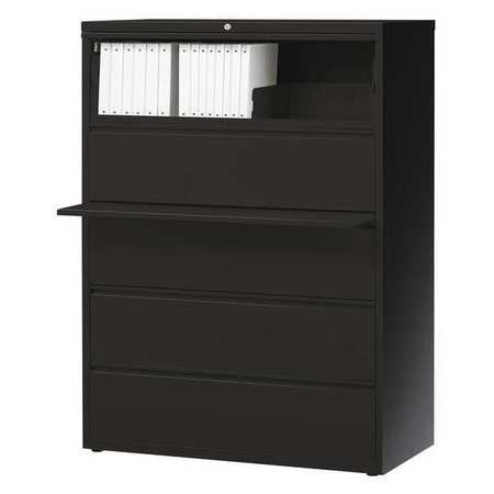 Lateral File Cabinet,black,67-5/8 In. H