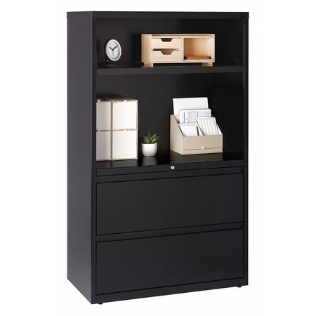 Lateral File Cabinet,black,36 In. W (1 U