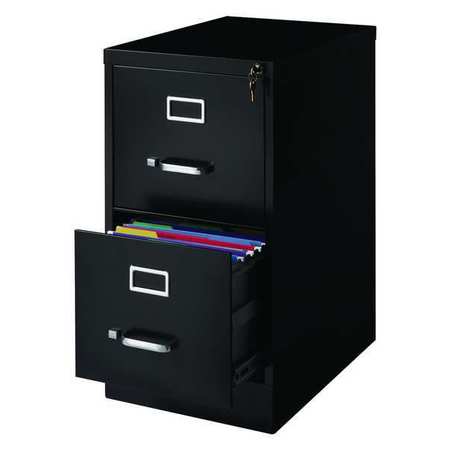 Vertical File Cabinet,black,28-3/8 In. H