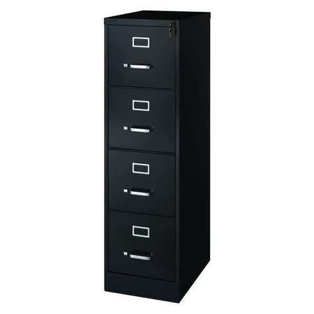 Vertical File Cabinet,black,52" H (1 Uni