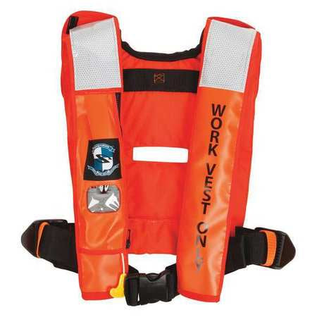 Inflatable Life Jacket,ii, V,unsrvl,35lb