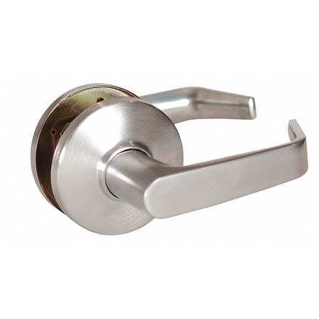 Door Lever Lockset,4-7/8" Strike Dim (1