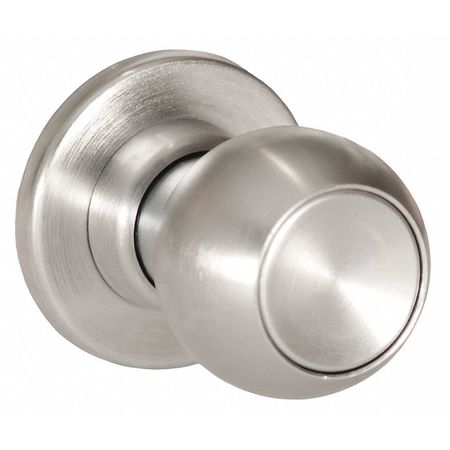 Knob Lockset,2-3/4" Backset,mechanical (