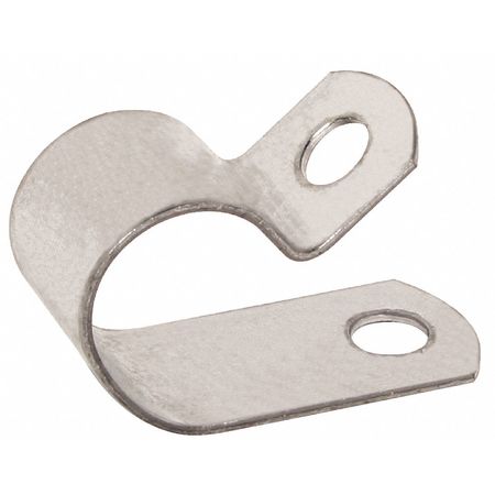 Cable Clamp,1/8" Dia.,1/2" W,pk50 (2 Uni