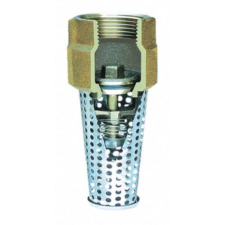 Foot Valve,1-1/2" Size,npt,2-5/16" L (1