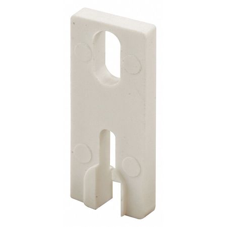 Door Guide,5-7/16" Lx3-13/16" W,white,pr