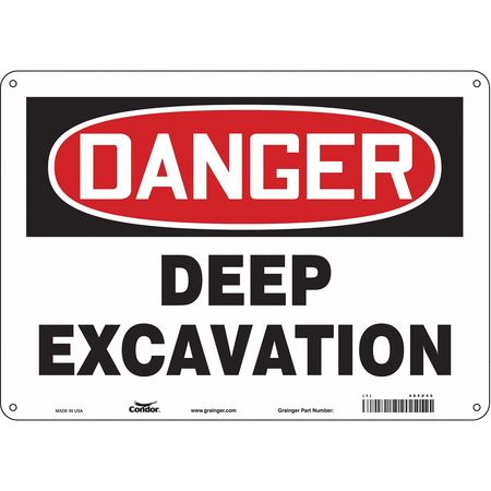 Construction Sign,14"w,10"h,0.032" Thick