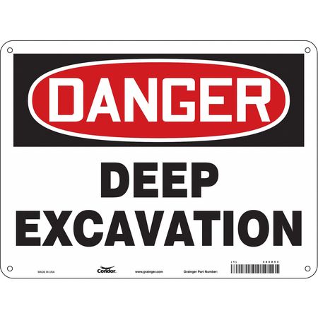 Construction Sign,24"w,18"h,0.055" Thick