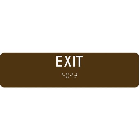 Safety Sign,exit,2"x8" (1 Units In Ea)