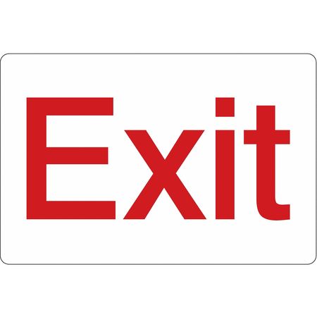 Sign,exit,6"x9" (1 Units In Ea)