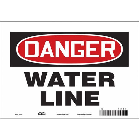 Chemical Sign,10"w,7" H,0.004" Thickness