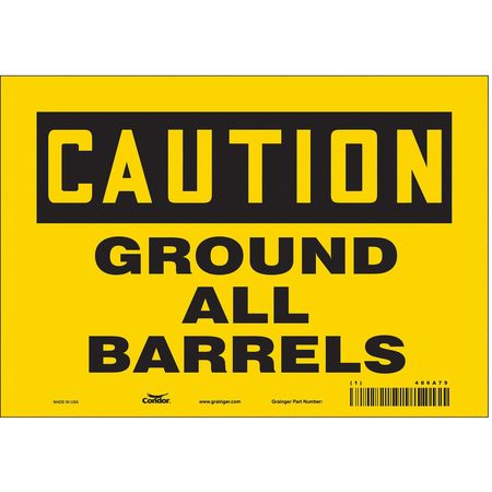 Chemical Sign,10"w,7" H,0.004" Thickness