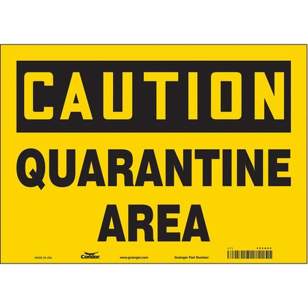 Chemical Sign,14"w,10"h,0.004" Thickness