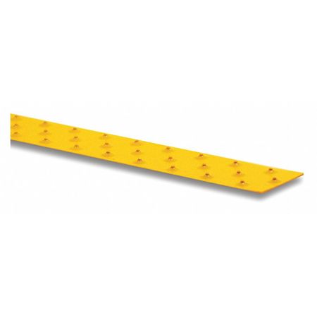 Antislip Tape,2" W,yellow,steel Grit,pk2