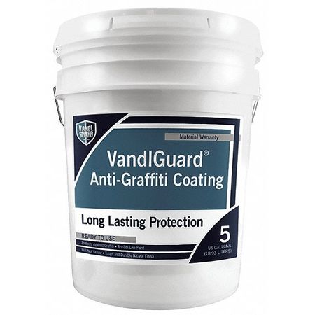 Anti-graffiti Barrier,white,5 Gal. Size