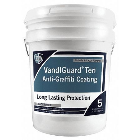 Anti-graffiti Barrier,white,5 Gal. Size