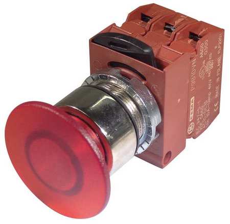 Illum Push Button,22mm,red,24vac/dc (1 U