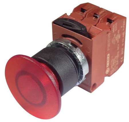 Illum Push Button,22mm,red,120vac (1 Uni