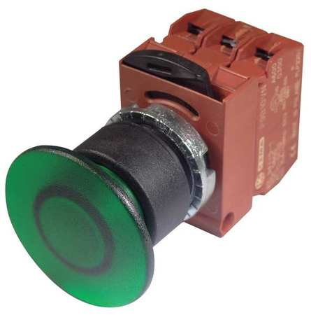 Illum Push Button Operator,22mm,green (1