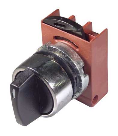 Non-illum Selector Swtch,22mm,3 Pos,knob