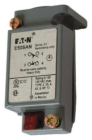 Limit Switch Body,1no/1nc,neon Light (1