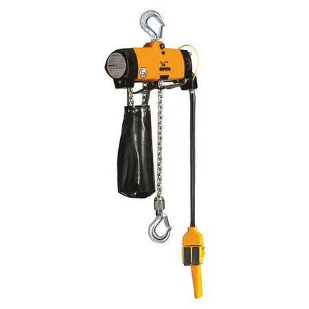 Air Chain Hoist,pendant,500 Lb.,10 Ft. (