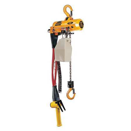 Air Chain Hoist,pull Cord,500 Lb.,10 Ft.