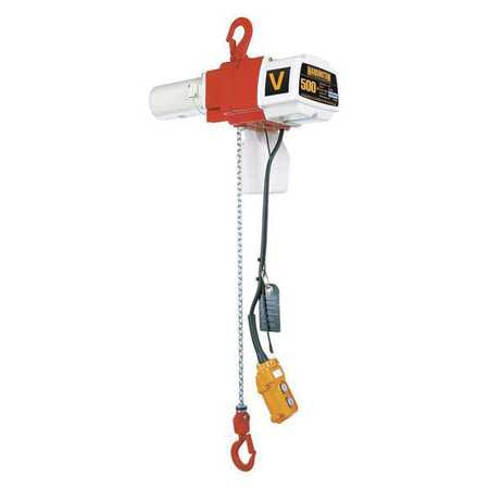 Electric Chain Hoist,500 Lb.,10 Ft. Lift