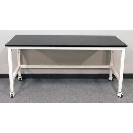 Adj. Table,48 In. W X 24 In. D,epoxy (1