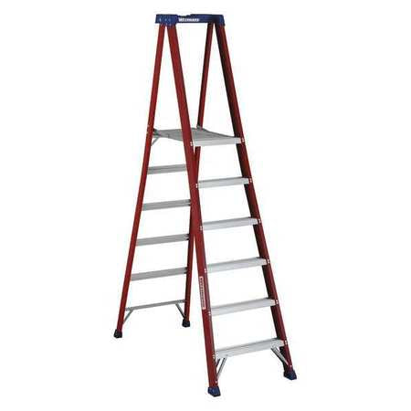 Platform Ladder,fiberglass,5ft 8in. H,ia