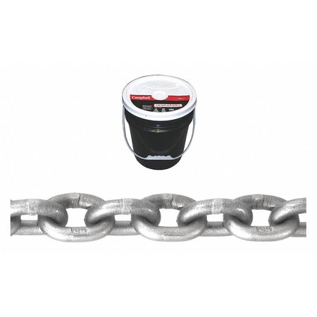 Chain,75ft,3/8in,high Test,zinc Plated (