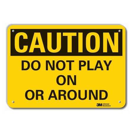 Caution Sign,10 In.h,aluminum (1 Units I