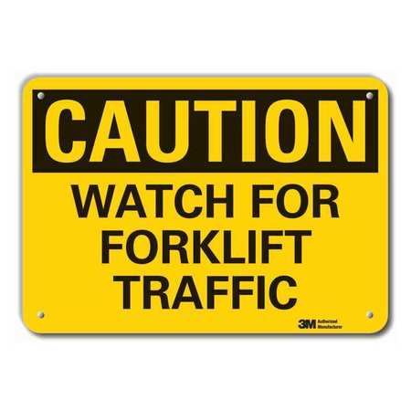 Caution Sign,10 In. H,aluminum (1 Units