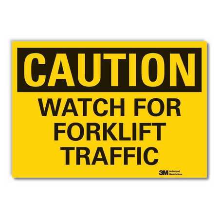 Caution Sign,10" W,7" H,0.004" Thickness