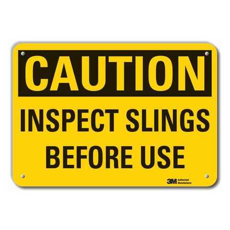 Caution Sign,10 In. H,aluminum (1 Units