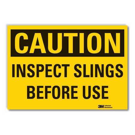 Caution Sign,10" W,7" H,0.004" Thickness