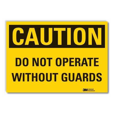 Caution Sign,10 In. H,vinyl (1 Units In