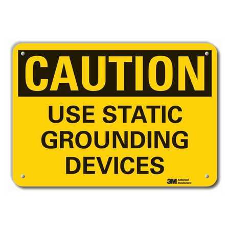 Caution Sign,10 In. H,aluminum (1 Units